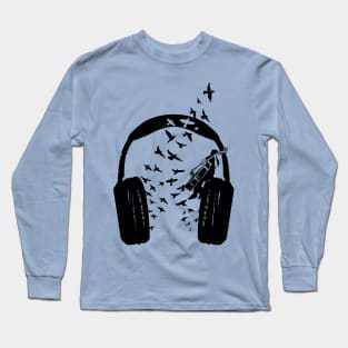 Headphone Double Bass Long Sleeve T-Shirt